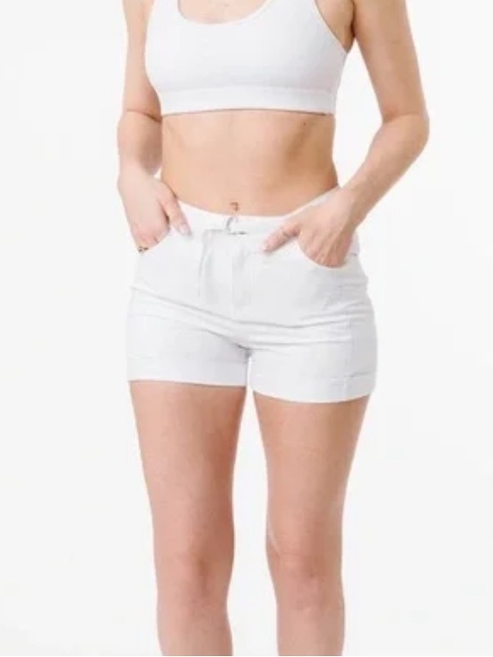 ZYIA Pants - Zyia Not Just A Trail White Athletic Shorts XXL Running Activewear NWT